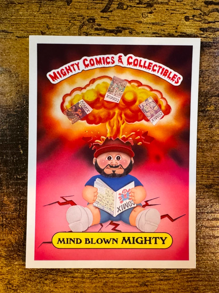 Mind Blown MIGHTY Garbage Pail Kid Card product image (1)