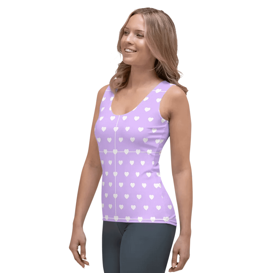 Pastel Heart Seamless Pattern Women's Tank Top - V3 product image (3)
