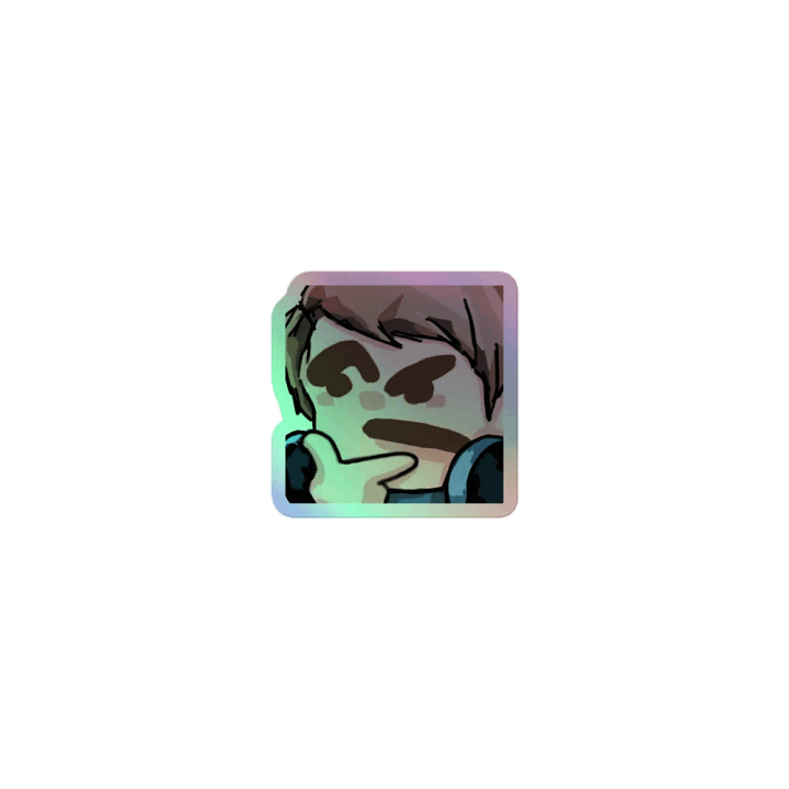 Chaabbz Hmm Holographic Emote Sticker product image (1)