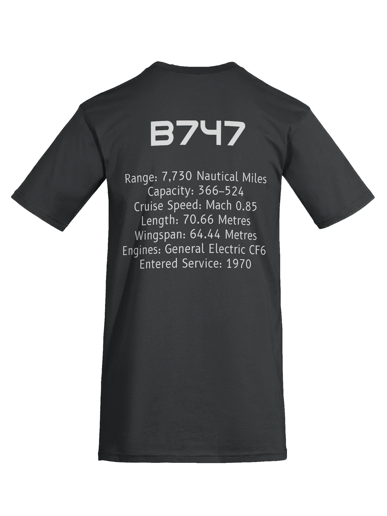 Boeing 747 Tee product image (20)