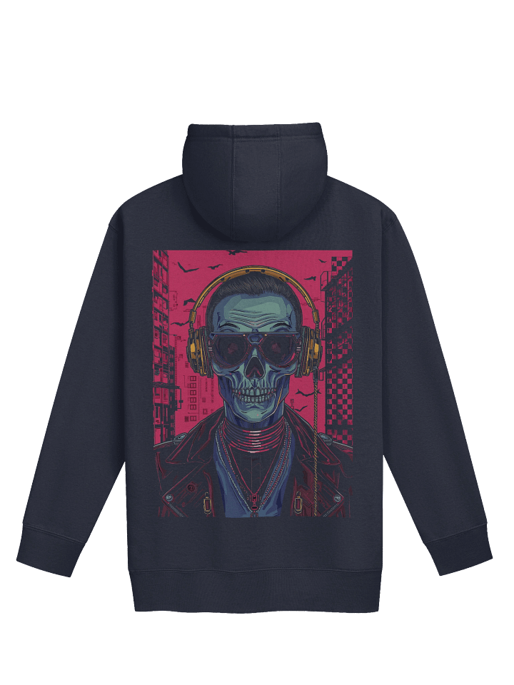 Cyber Skull Rapper Cotton Heritage Hoodie product image (4)