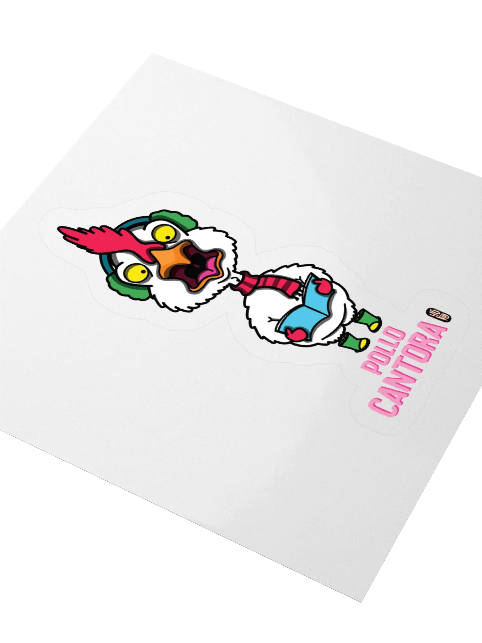 Pollo Cantora - Sticker (Kiss Cut) product image (3)
