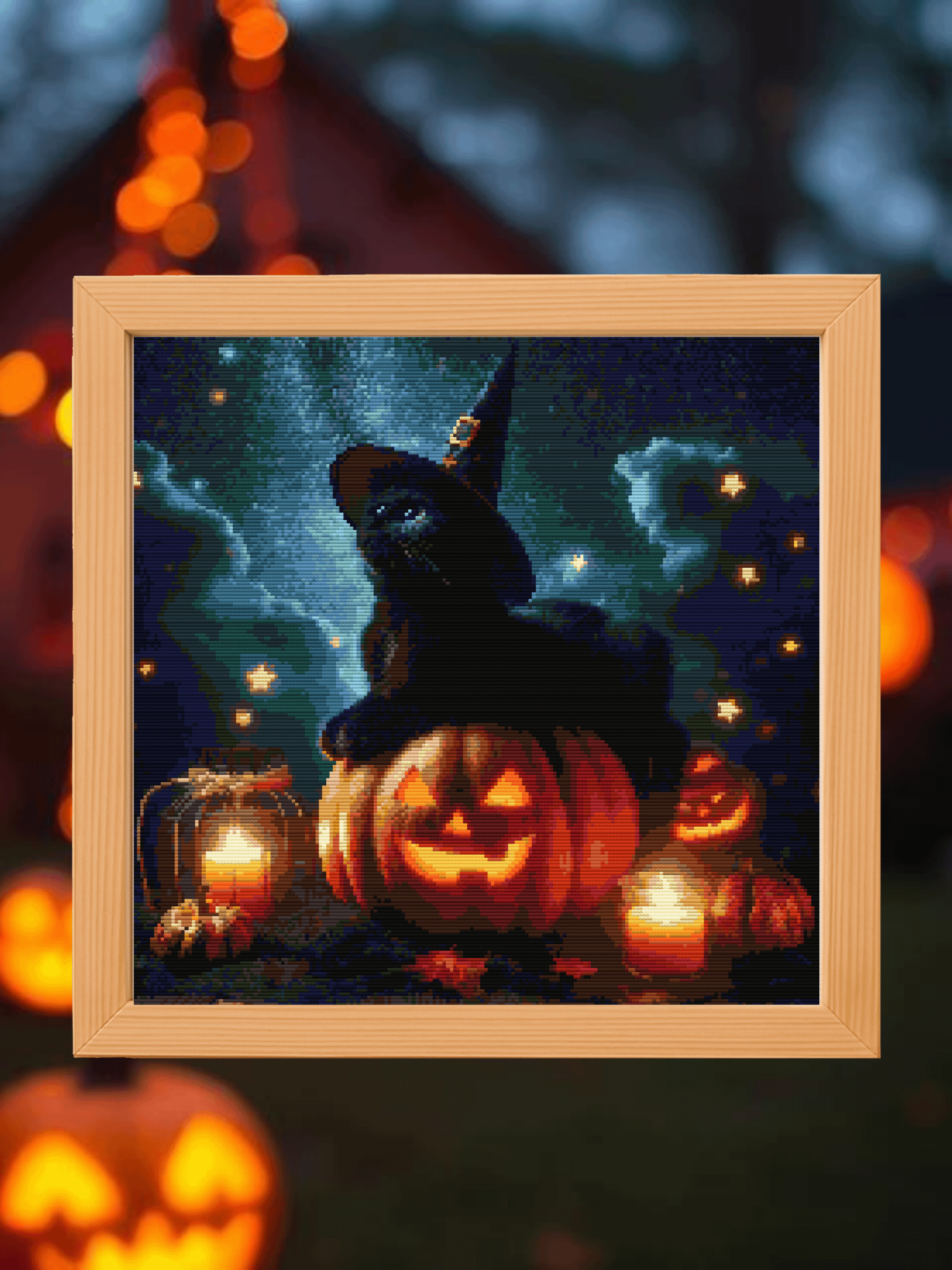 Night Watcher Cross Stitch Pattern product image (1)