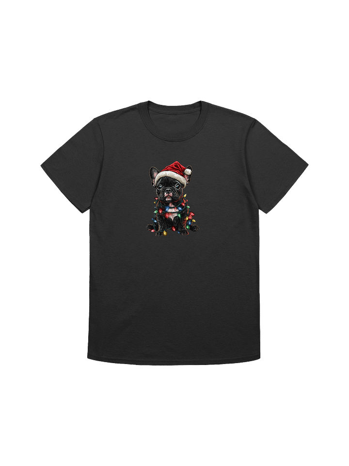 Santa Frenchie Christmas Unisex T-Shirt product image (1)