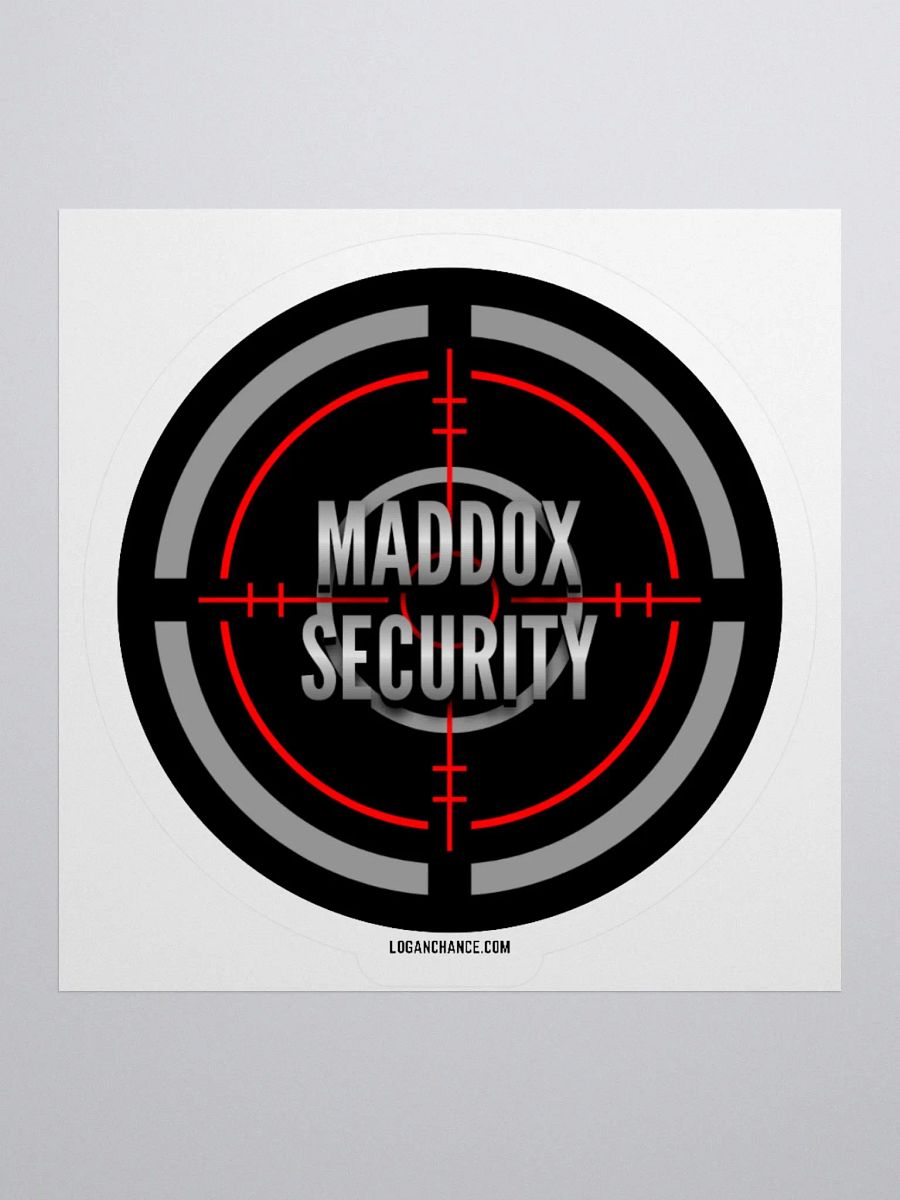 Maddox Security Sticker product image (1)