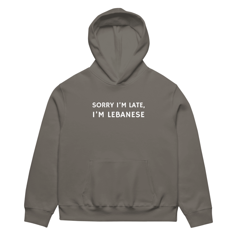 Sorry I'm Lebanese Oversized Hoodie product image (1)