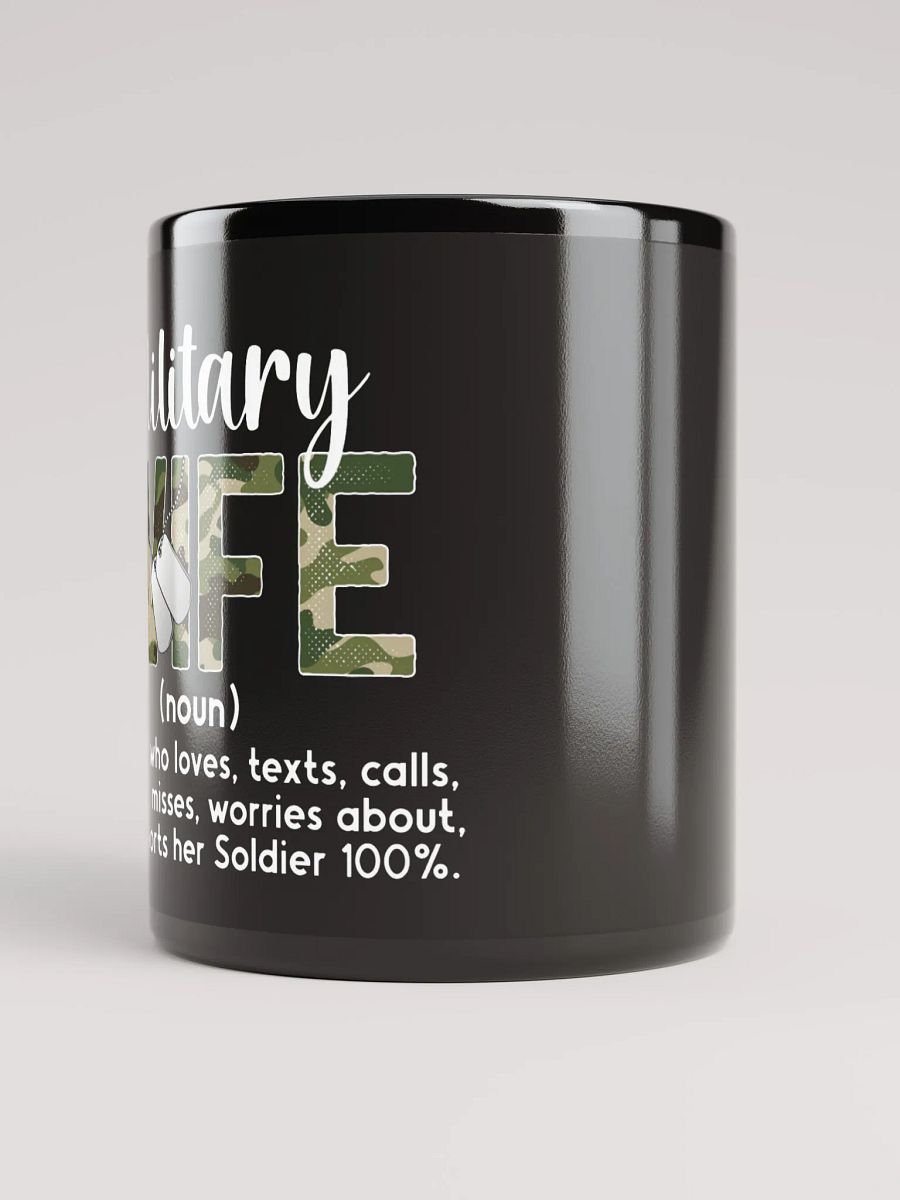 Military Wife - Black Mug product image (3)