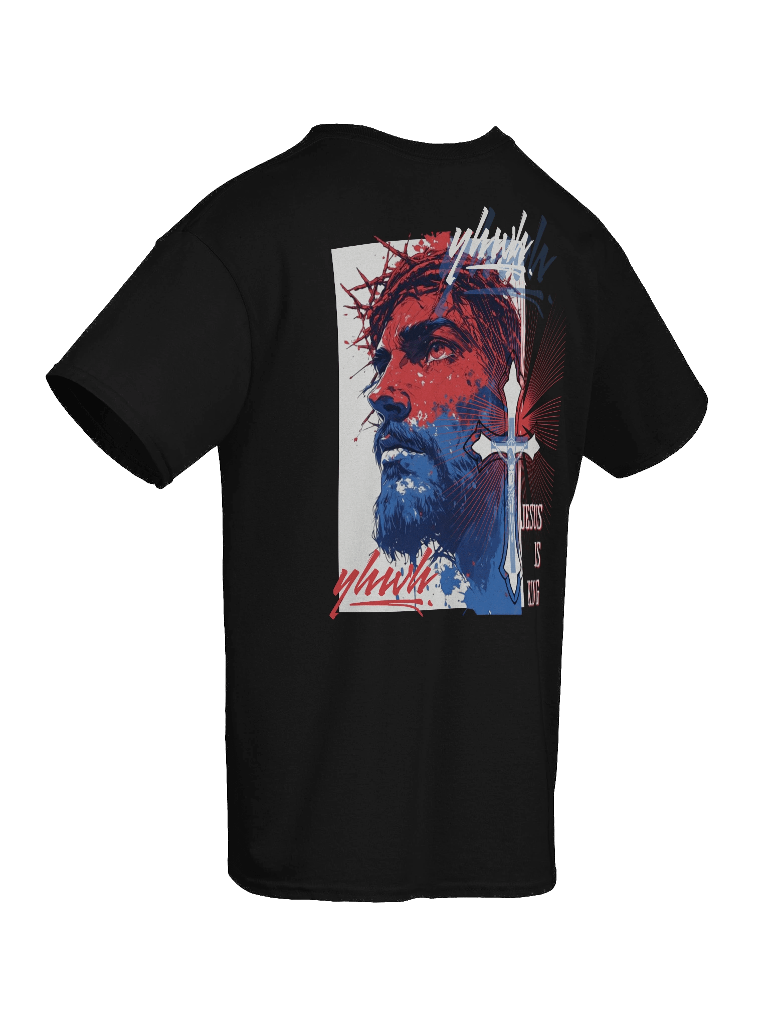 YHWH Heavyweight Tee - "Jesus is KIng" product image (5)