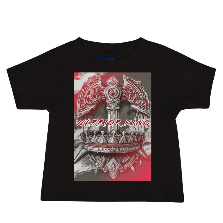 Warrior King Axe & Crown Baby Tee product image (2)