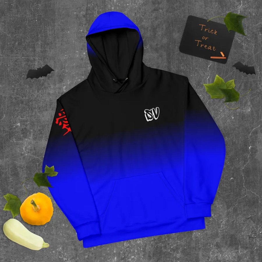 STRAIGHT VIBIN NEON COLOR FADE STYLE SHUKAKU + GAARA HOODIE product image (9)