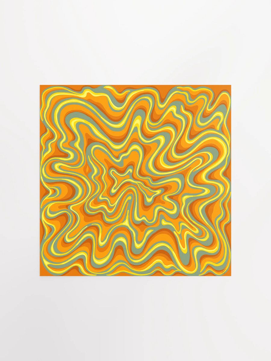 Radiant Swirls Matte Poster - Stone No. 4 product image (1)