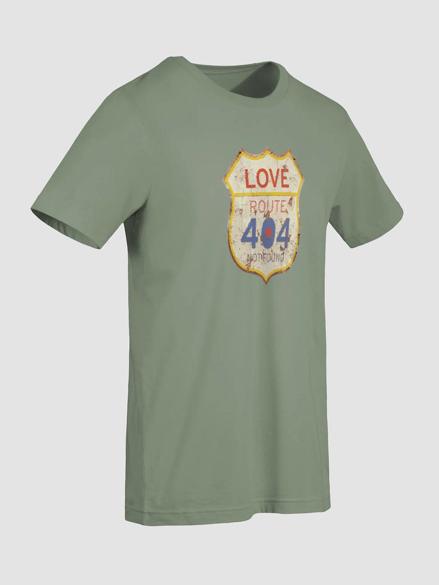 Love Route 404 Supersoft T-Shirt, Short Sleeve Tee, Quirky Graphic Tee, Casual Wear, Gift for Him product image (27)