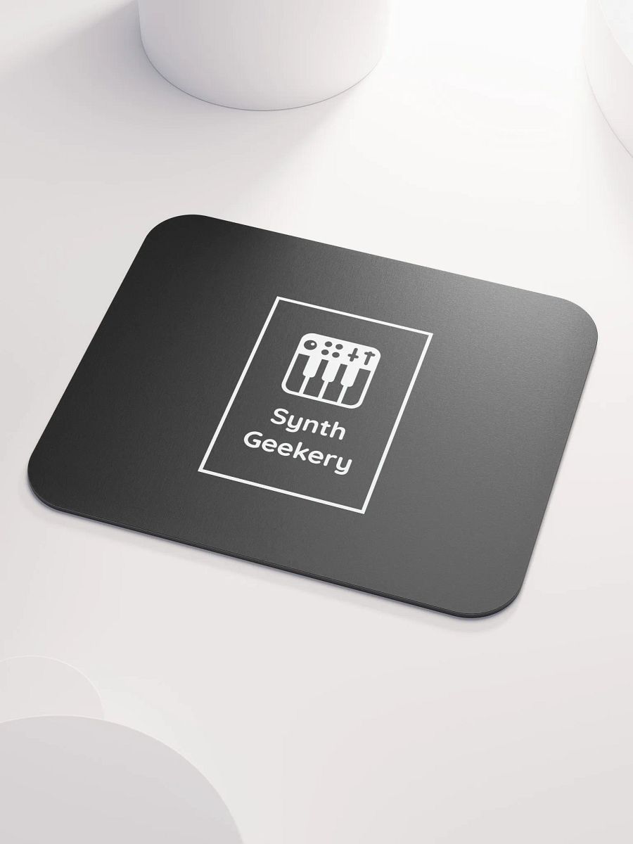 Synth Geekery Mouse Mat - Black product image (3)