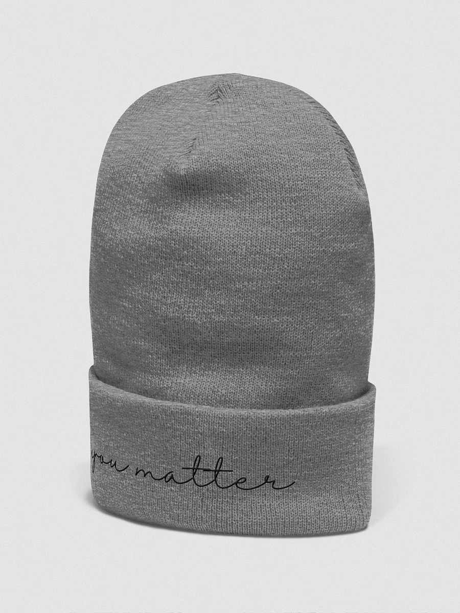 You Matter Script Beanie product image (3)