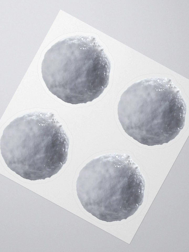 4x Snowball Stickers product image (2)