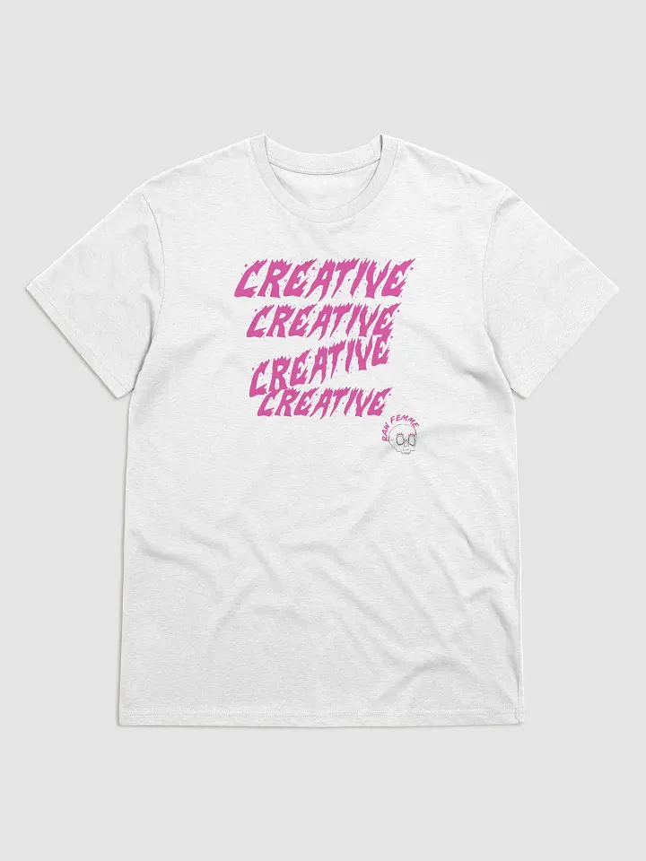 Creative White Tee by Raw Femme product image (1)