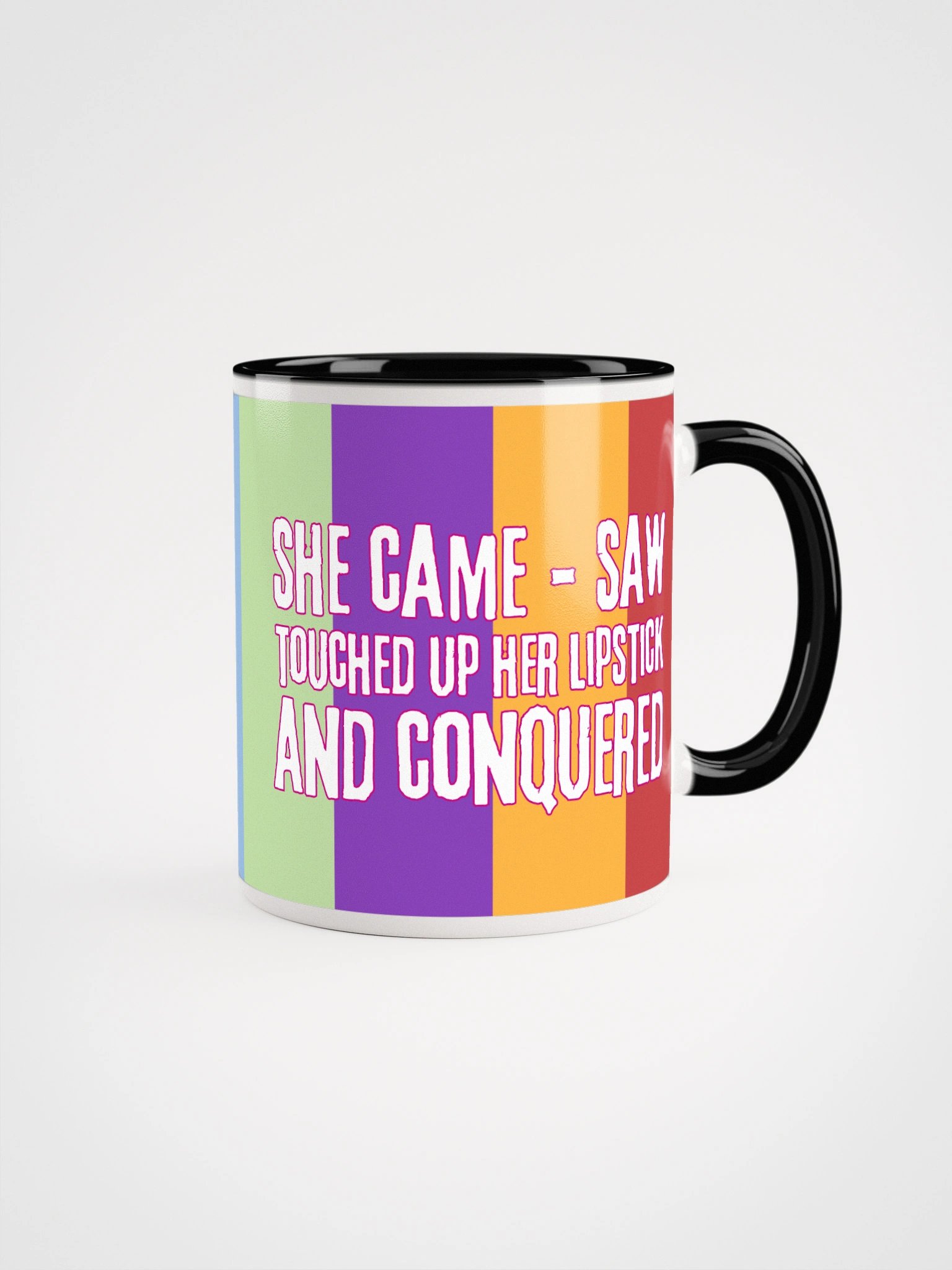 NGN CAME SAW CONQUER rainbow cup product image (3)