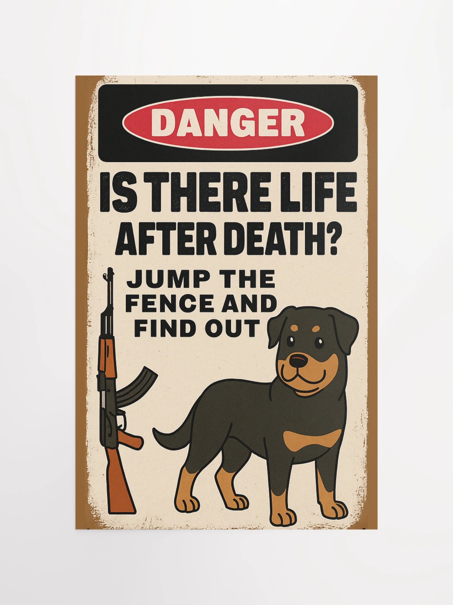 Rottweiler - Is There Life After Death? Poster Print product image (10)