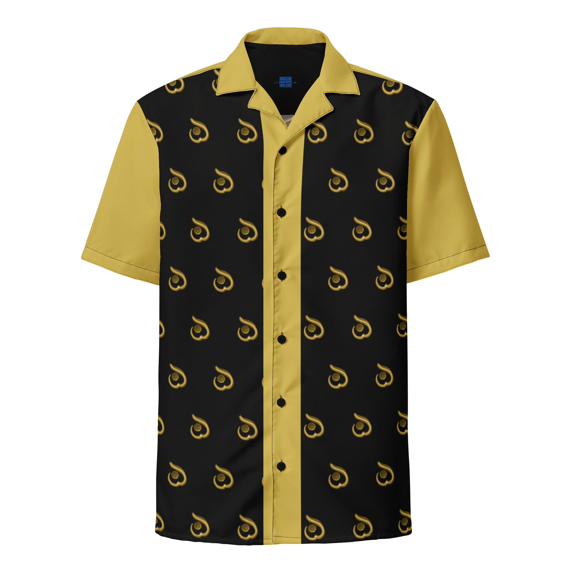 WILLOWISP Base Hawaiian Shirt (black) product image (1)