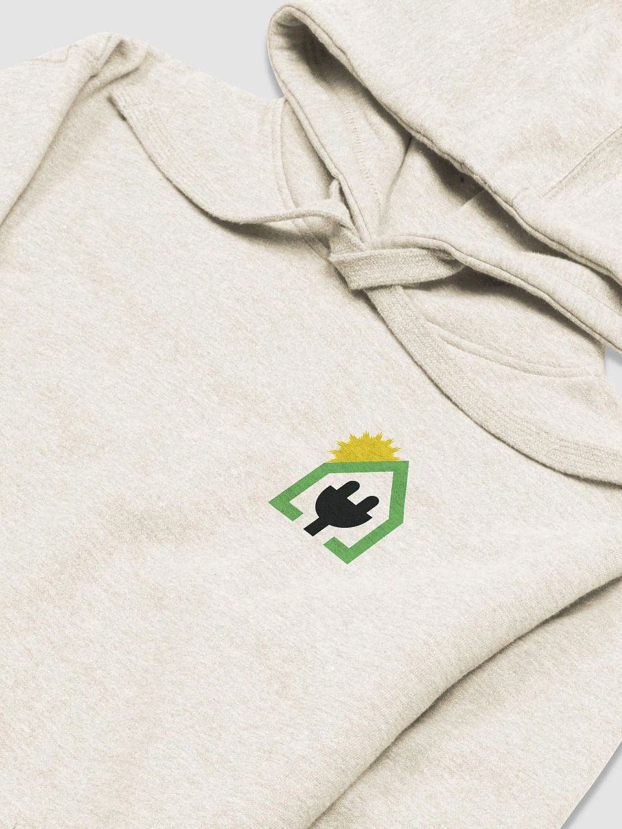 Plug It In Solar High-Quality Plush Hoodie product image (24)