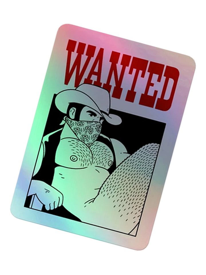 WANTED Holographic Sticker product image (2)