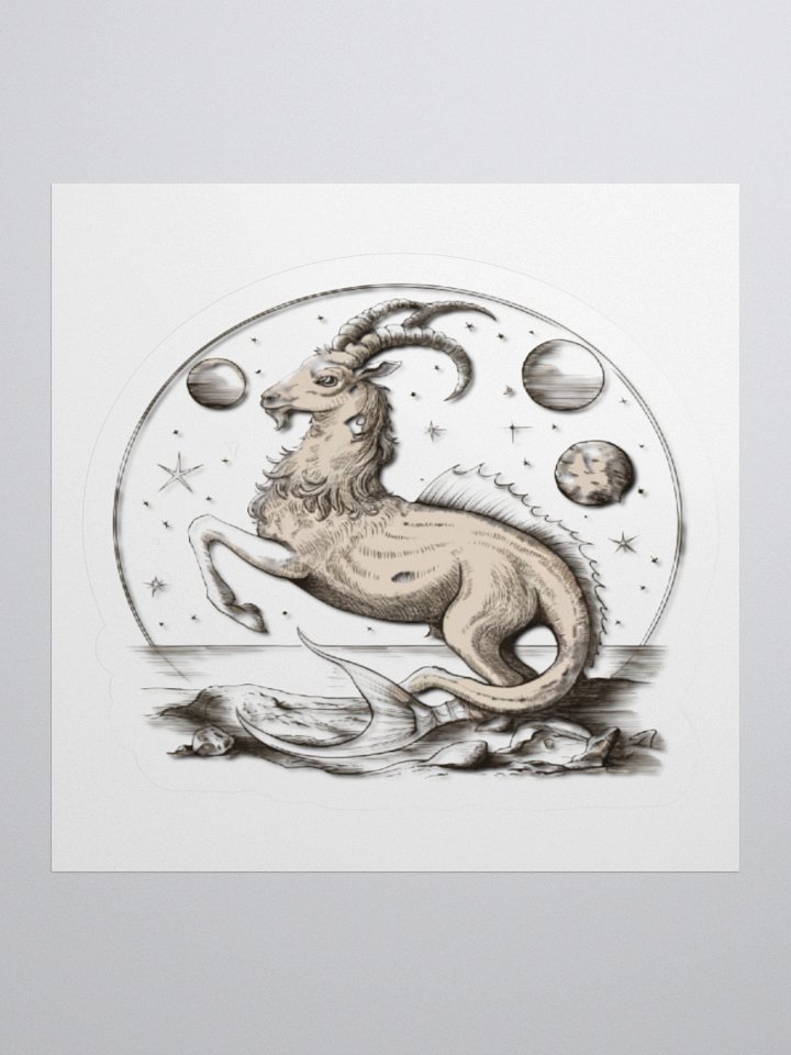 Capricorn Sea-Goat Sticker product image (1)