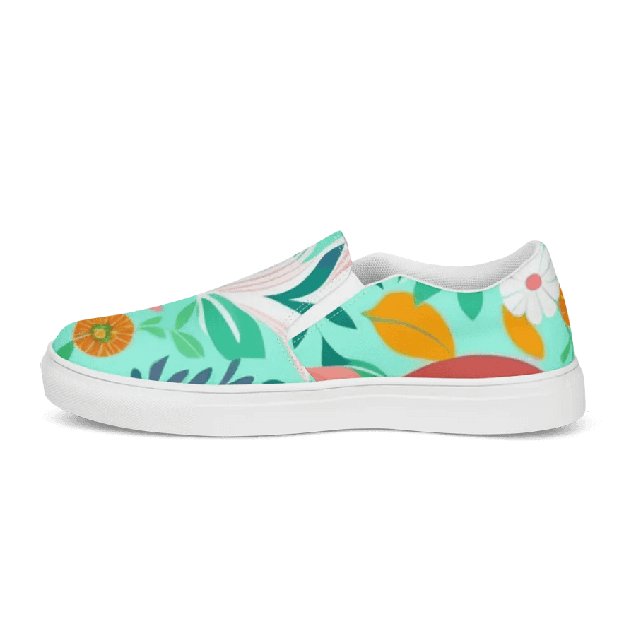 Floral Blossom-Women's Slip-On Canvas Shoes product image (10)