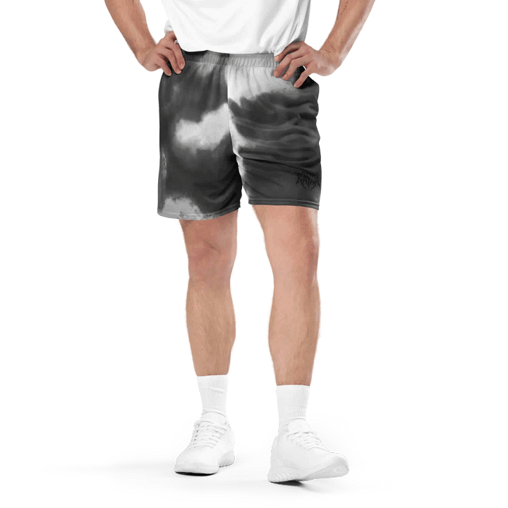 Tie-Dye 2D Font Athletic Shorts product image (2)