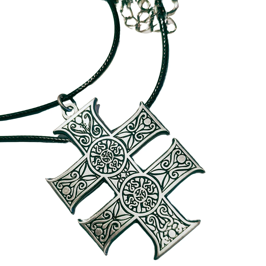 Annwyn Cross Necklace on cord product image (2)
