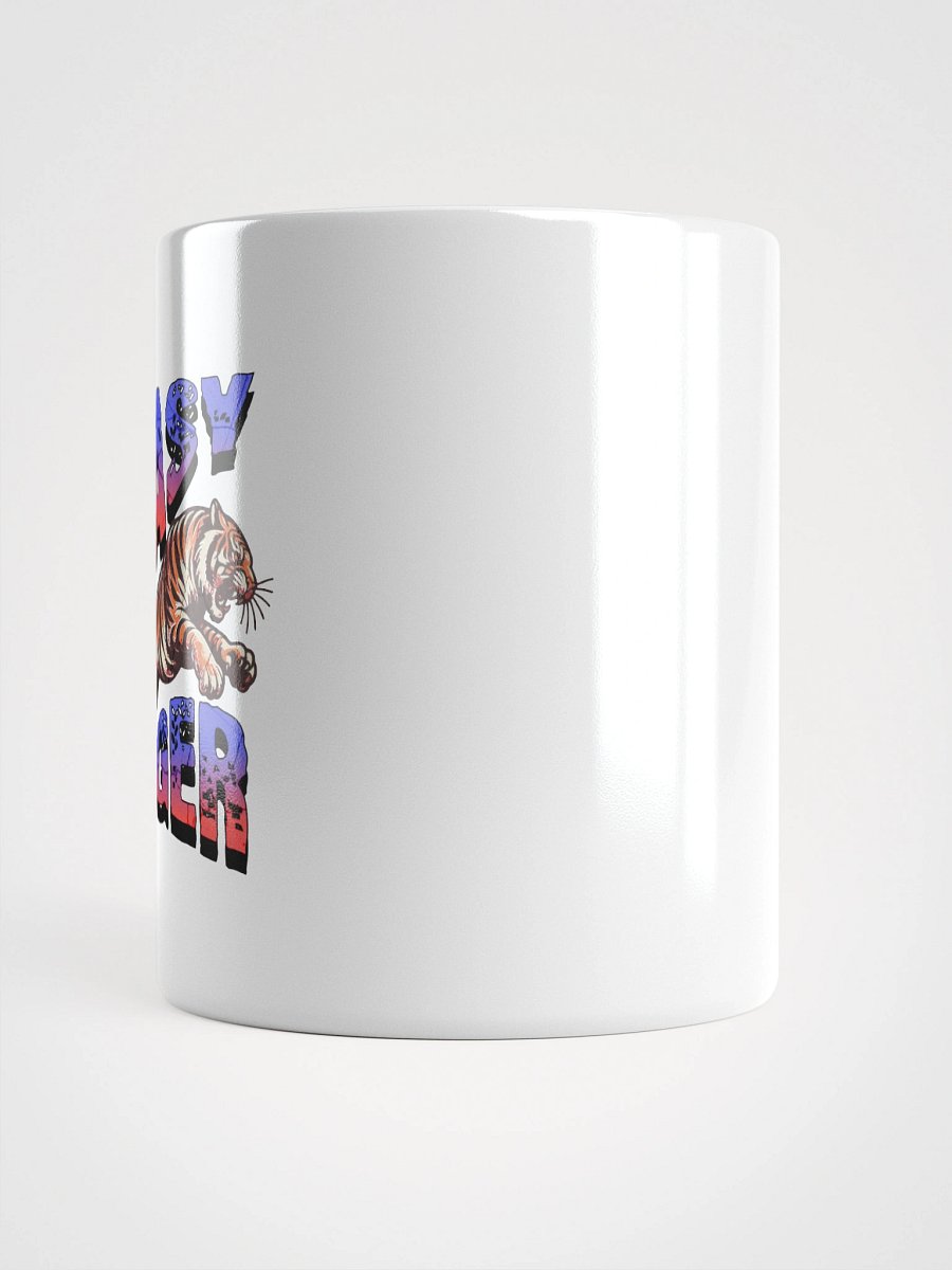 Easy Tiger Leaping White Glossy Mug product image (10)