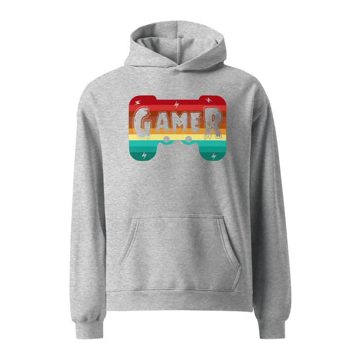 Gamer Vibes Striped Hoodie product image (4)