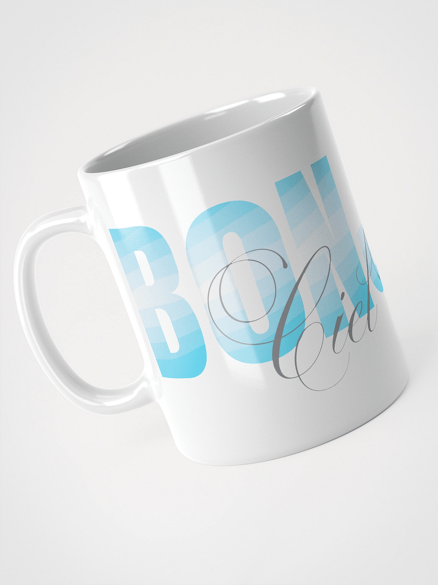 Mug Blanc Bonjour Ciel Bleu - Cadeau Mug Message Positif product image (3)