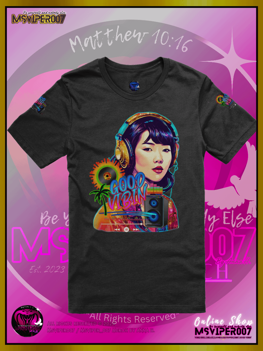 T-Shirt - MsViper007's "Good Vibin' [spectrum - V4]" Cozy Womens T-Shirt By Anna H. product image (1)