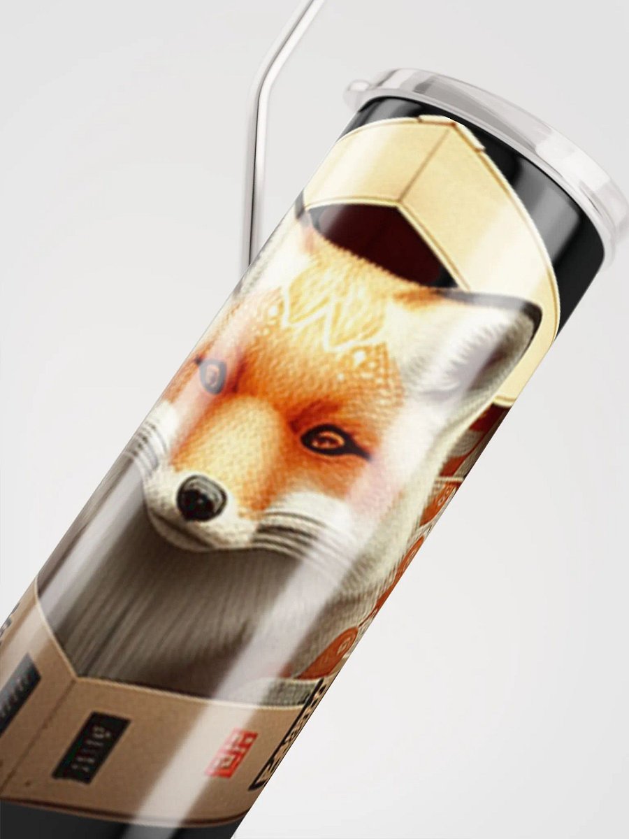Stainless Steel Tumbler blk/wht Fox Box Logo product image (9)