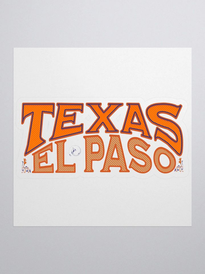 Bold Texas El Paso Sticker product image (1)
