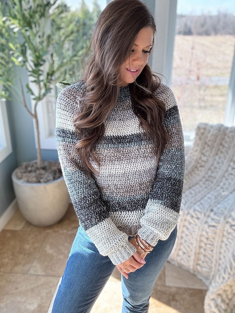 Athabasca Falls Pullover Crochet Pattern product image (7)