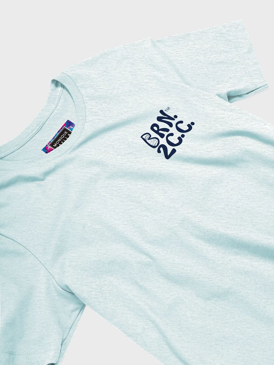 Men's | BOURNE to Cape Cod™ | Supersoft T-Shirt by Bella+Canvas | Navy Blue Logo on Light Neutrals product image (23)