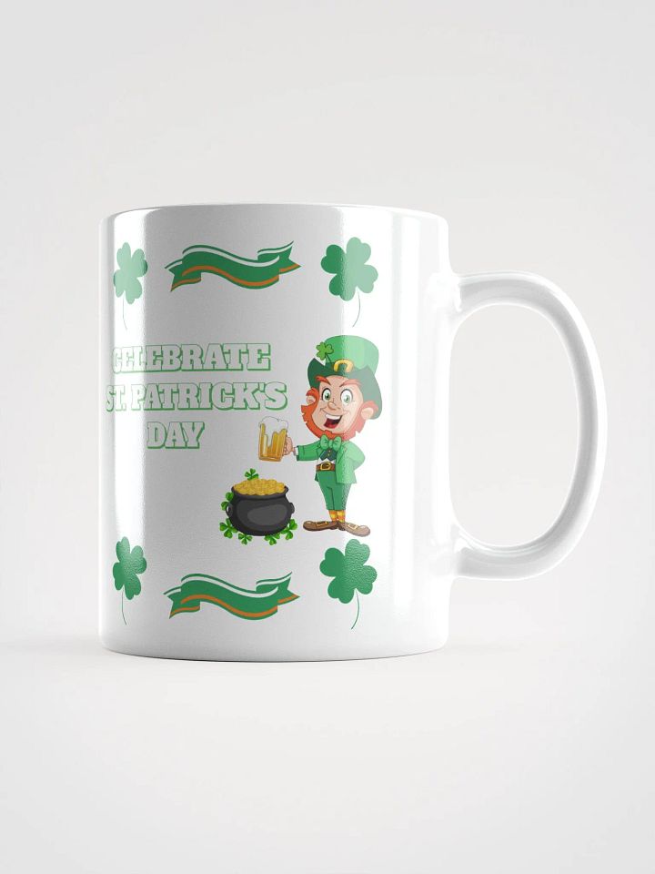 Celebrate St. Patrick's Day Holiday White Mug product image (1)