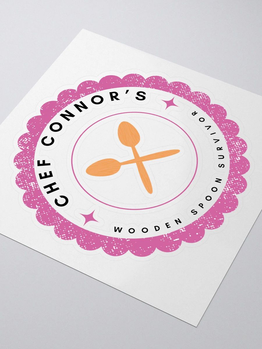 Chef Connor Kiss Cut Sticker product image (3)