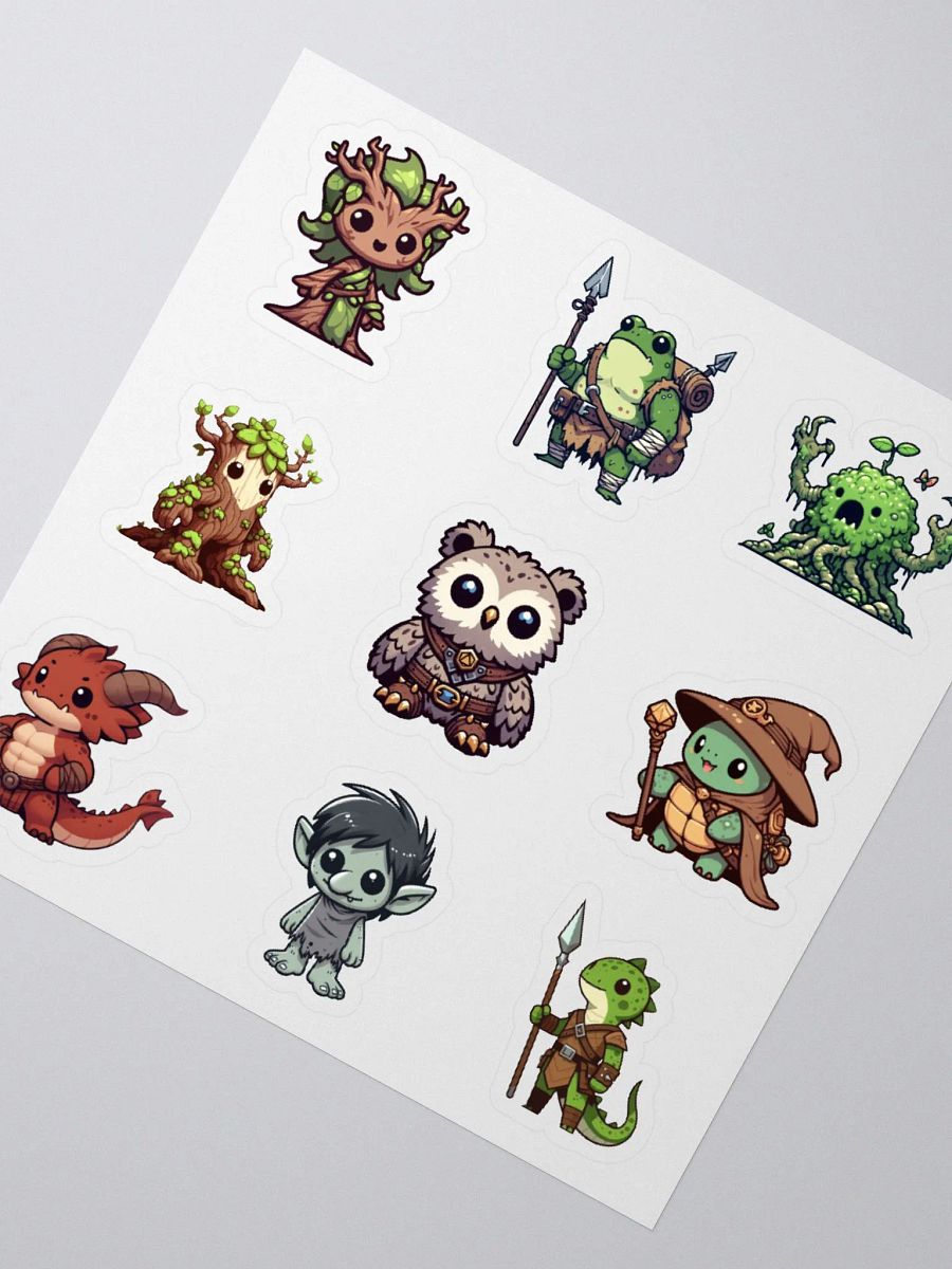 Forest Fiends Kiss Cut Stickers product image (5)