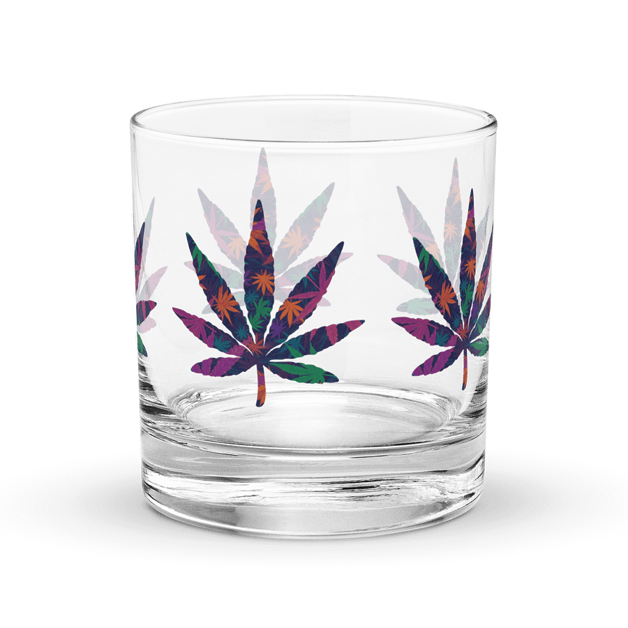 Leafy Leaf Rocks Glass product image (2)