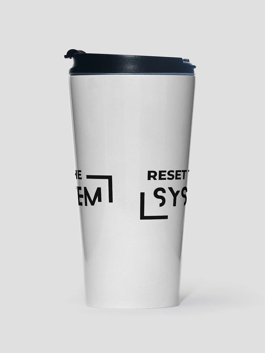 Stainless steel travel mug reset the system product image (2)