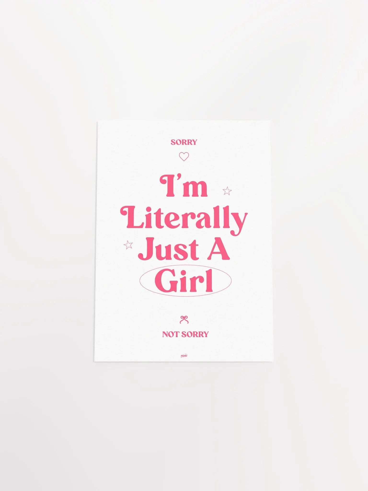 I'm Literally Just a Girl ~ Coquette Print product image (9)
