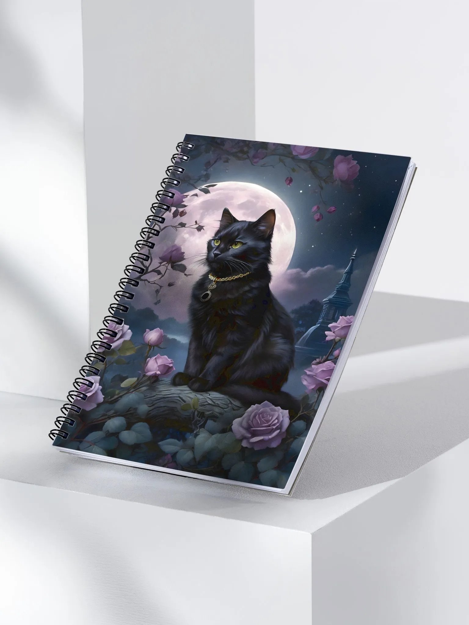 Glamour Under the Moon Spiral Notebook product image (3)