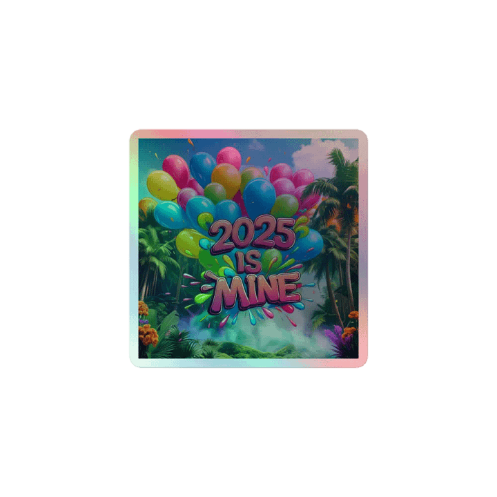 2025 IS MINE Holographic Sticker Sheet product image (1)
