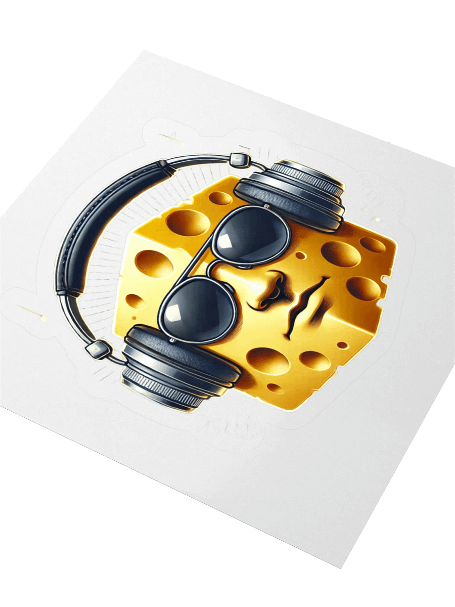 Cool Cheese Face Sticker Set product image (9)