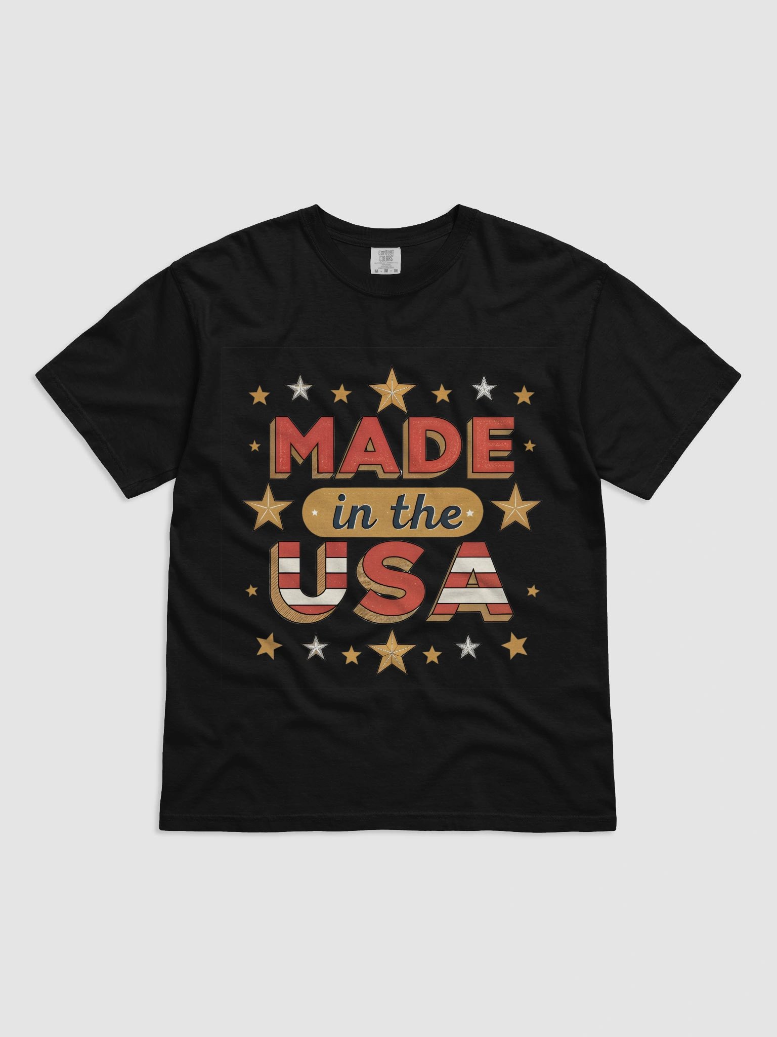 Retro “Made in USA” Patriotic T-Shirt product image (1)