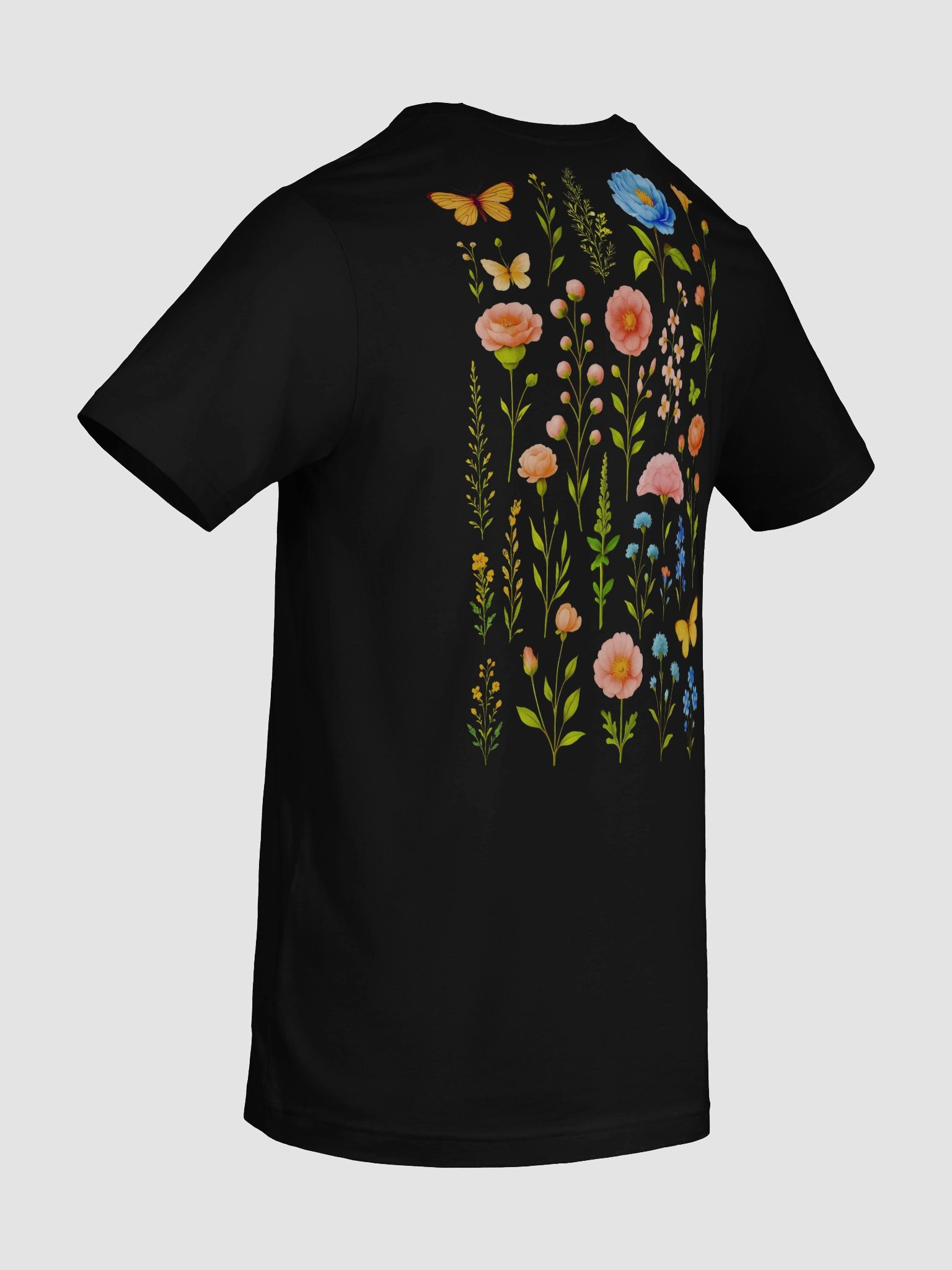 Floral Harmony Butterfly T-Shirt product image (74)