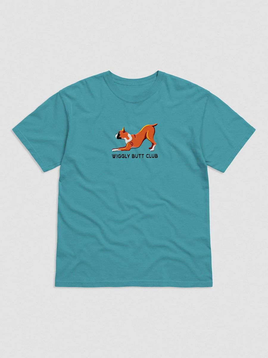 Wiggly Butt Club T-Shirt(Embroidered) of a Boxer product image (4)