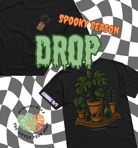 The drop you won’t want to miss. 🫣 

4 Spooky designs will drop 9/1. 👻 

❗️LIMITED TIME ONLY❗️ 

Get yours before they’re gon...